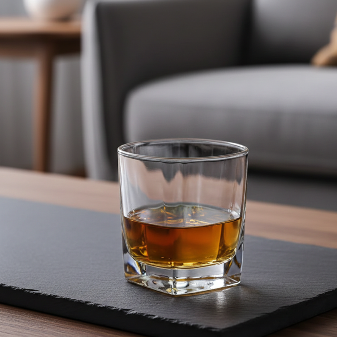 Matterhorn Modern Square Whiskey Glass 2pcs Set