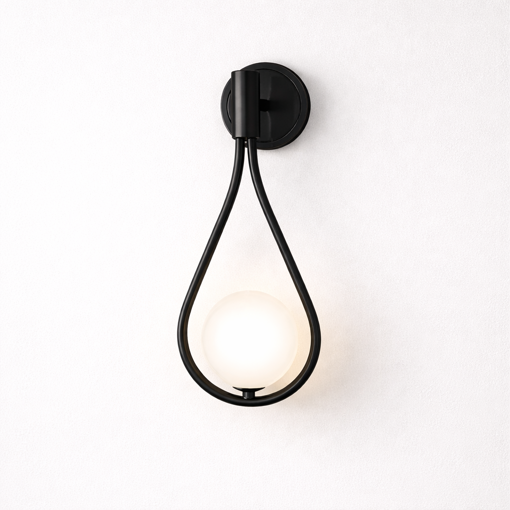 Milan Minimalist Teardrop Wall Sconce