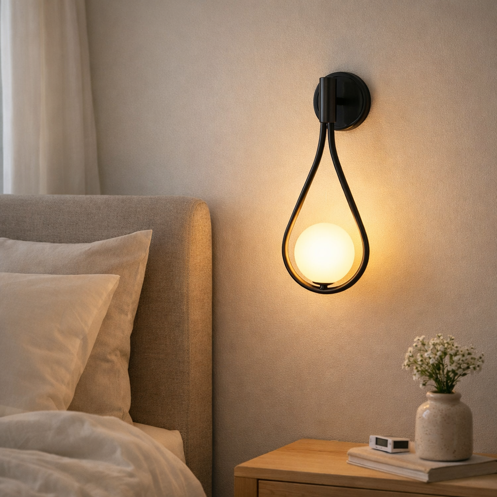 Milan Minimalist Teardrop Wall Sconce