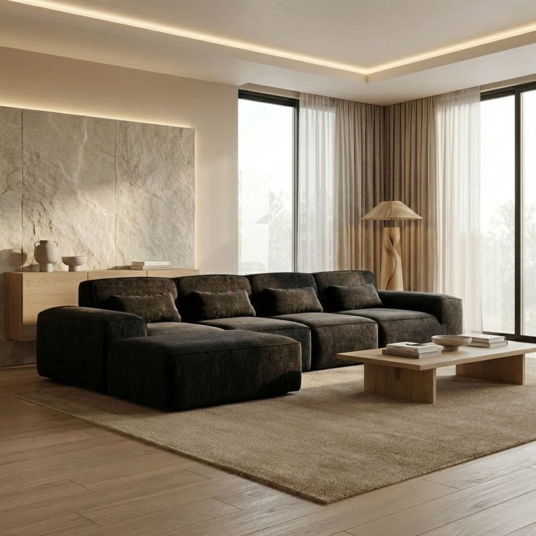 Milo Boneless Modular L-Shape Sectional Sofa