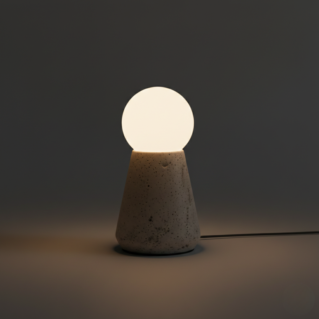 Modern Wabi-Sabi Bedside Lamp