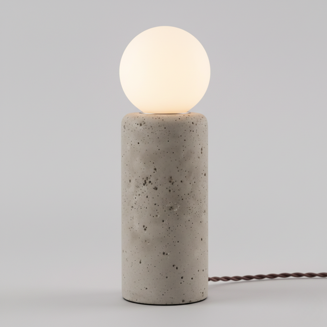 Modern Wabi-Sabi Bedside Lamp