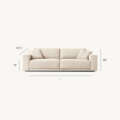 Monaco Modern Luxury Two-Seater Sofa