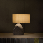 Nara Minimalist Wabi-Sabi Bedside Table Lamp