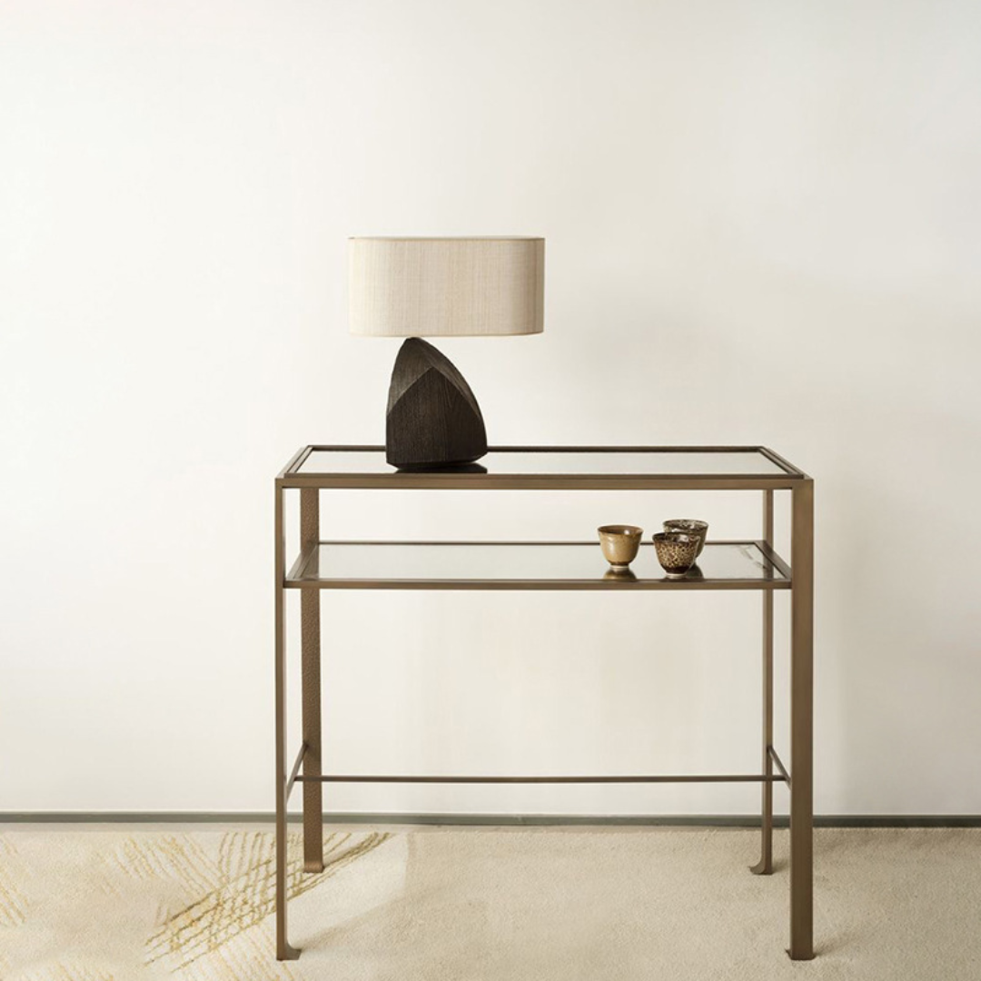Nara Minimalist Wabi-Sabi Bedside Table Lamp