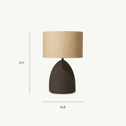 Nara Minimalist Wabi-Sabi Bedside Table Lamp