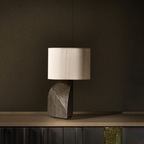 Nara Minimalist Wabi-Sabi Bedside Table Lamp