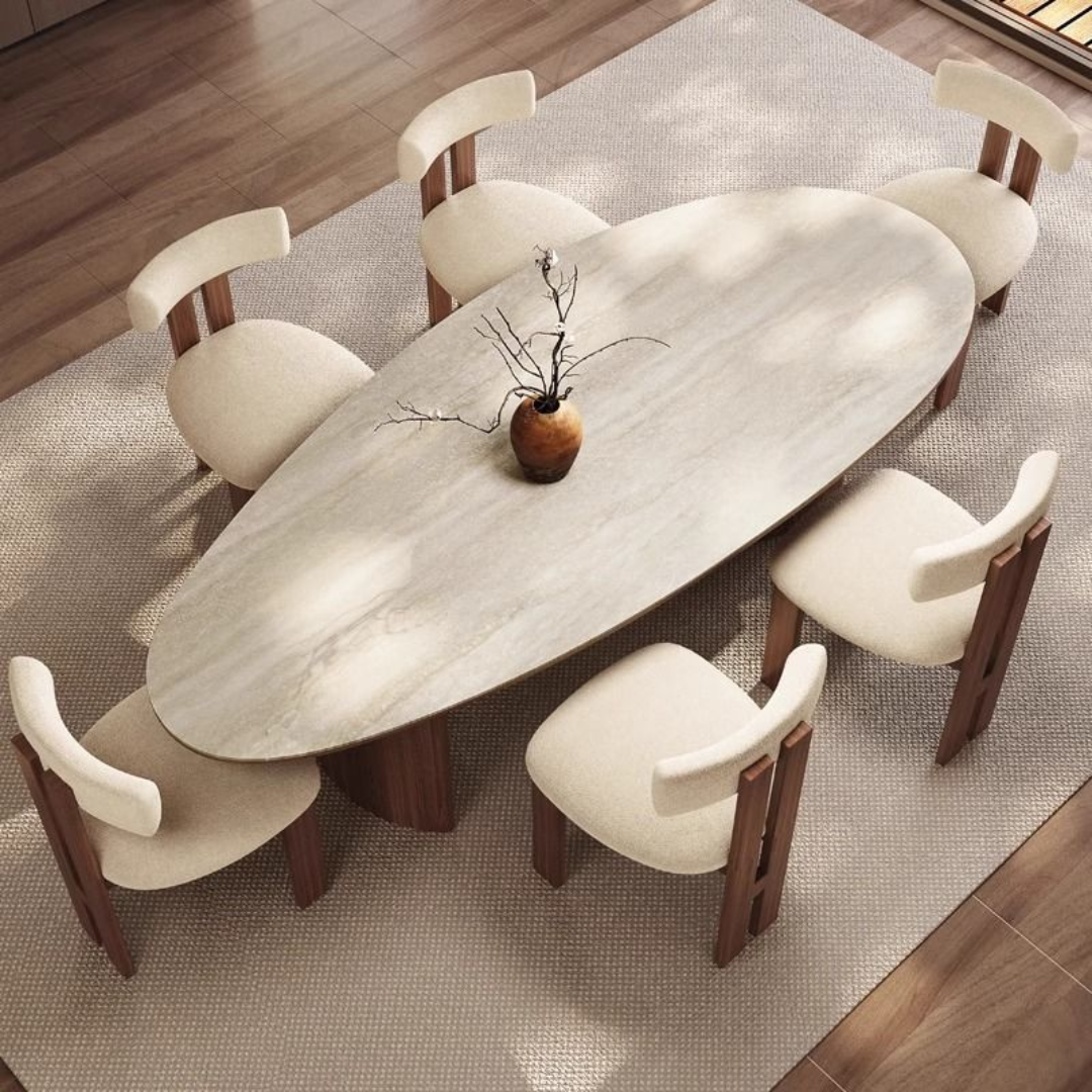 Nara Wabi-Sabi Sintered Stone Dining Table