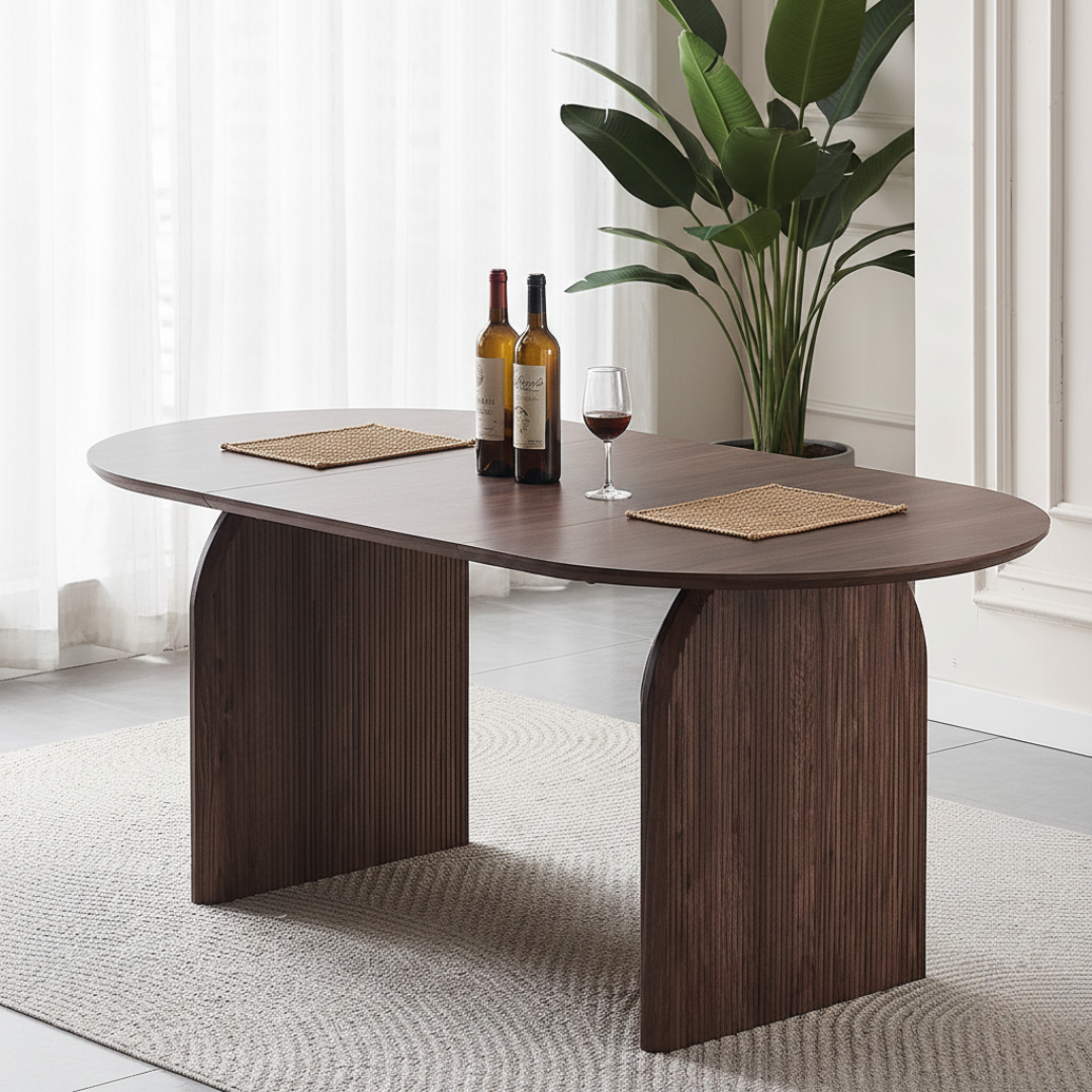 Osaka Modern Solid Wood Square Dining Table