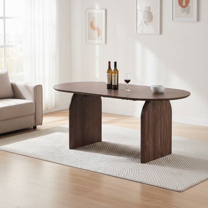 Osaka Modern Solid Wood Square Dining Table