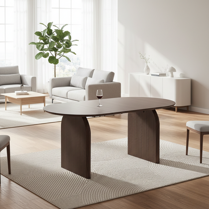 Osaka Modern Solid Wood Square Dining Table
