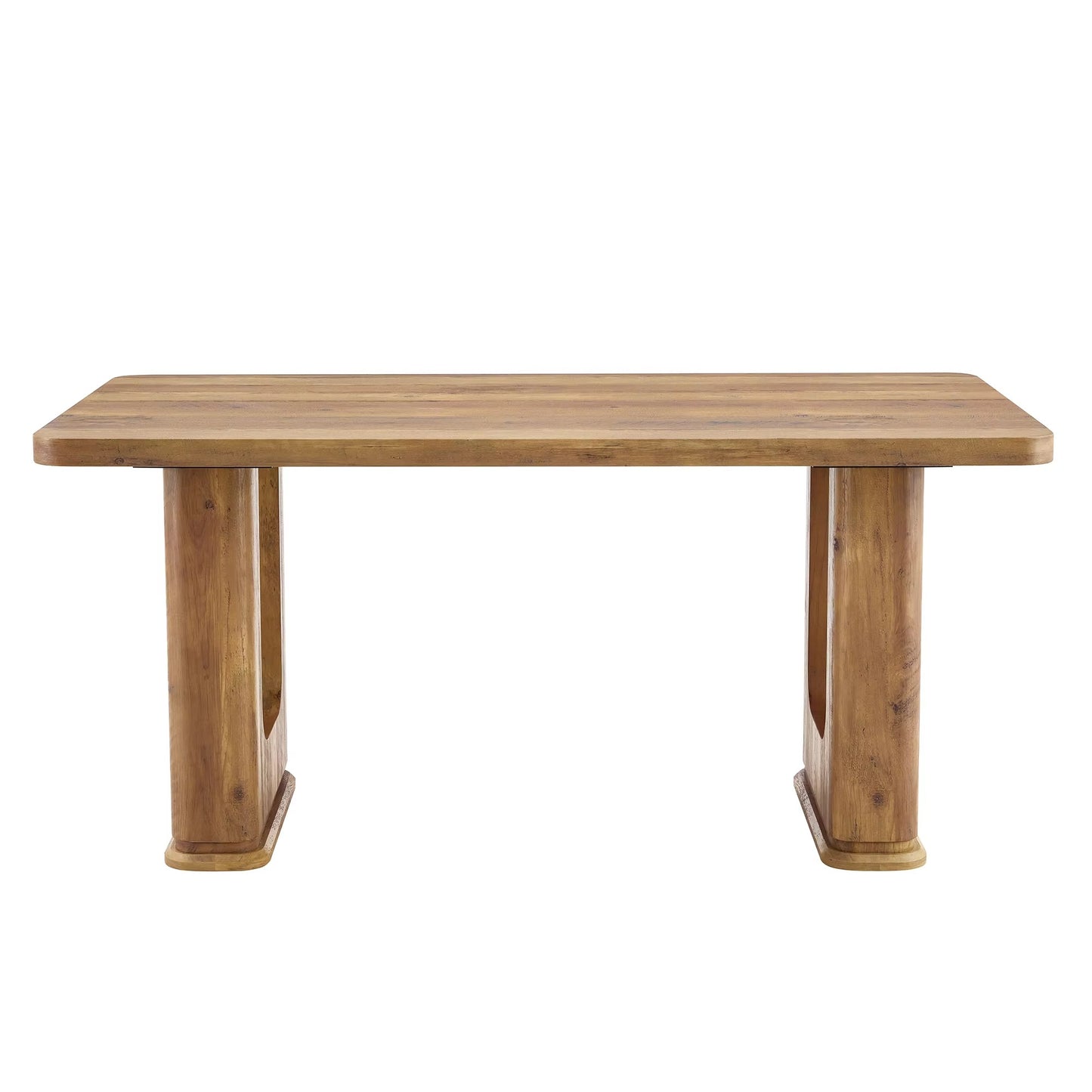 Osaka Modern Square Natural Oak Dining Table for 4