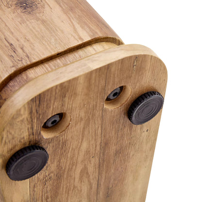 Osaka Modern Square Natural Oak Dining Table for 4