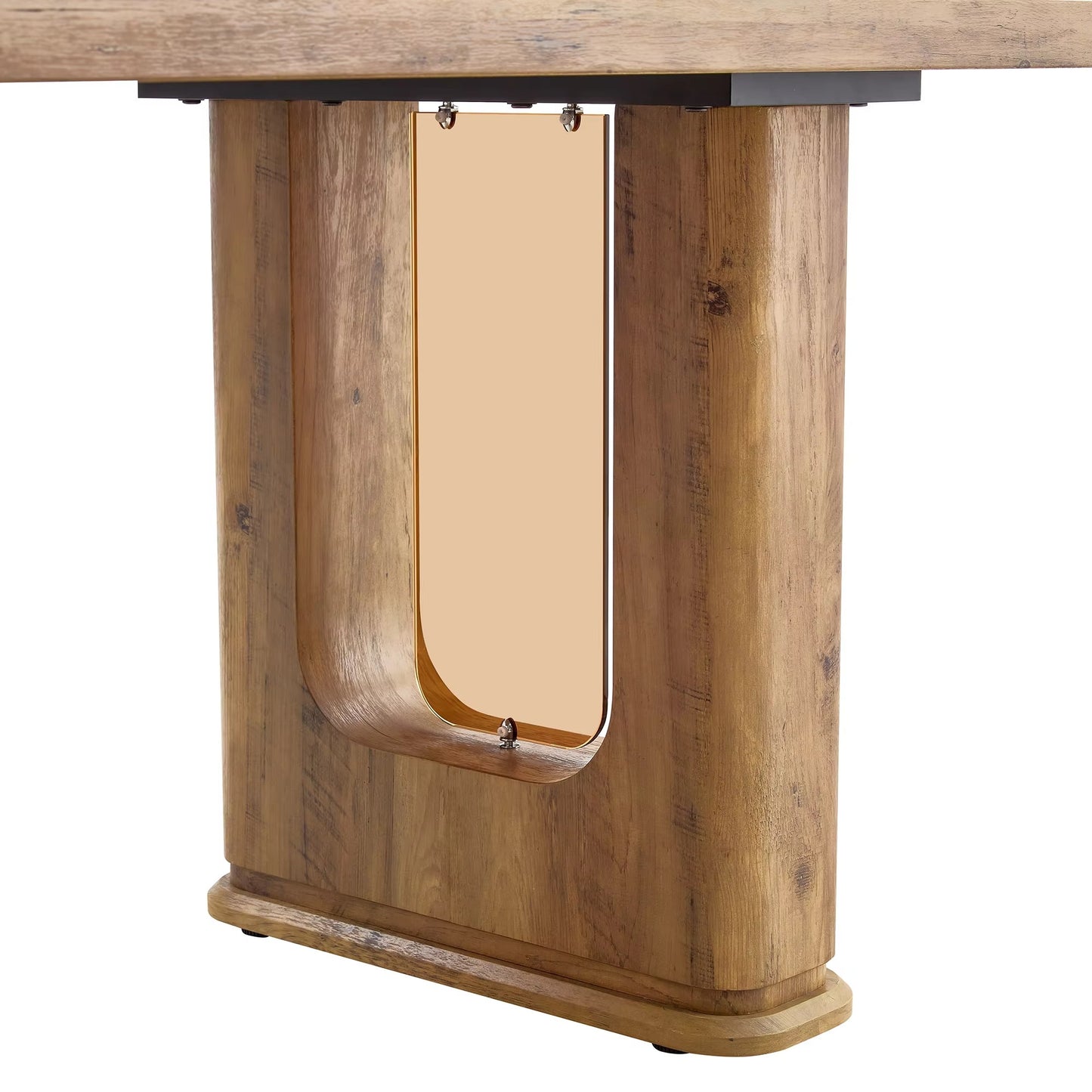 Osaka Modern Square Natural Oak Dining Table for 4