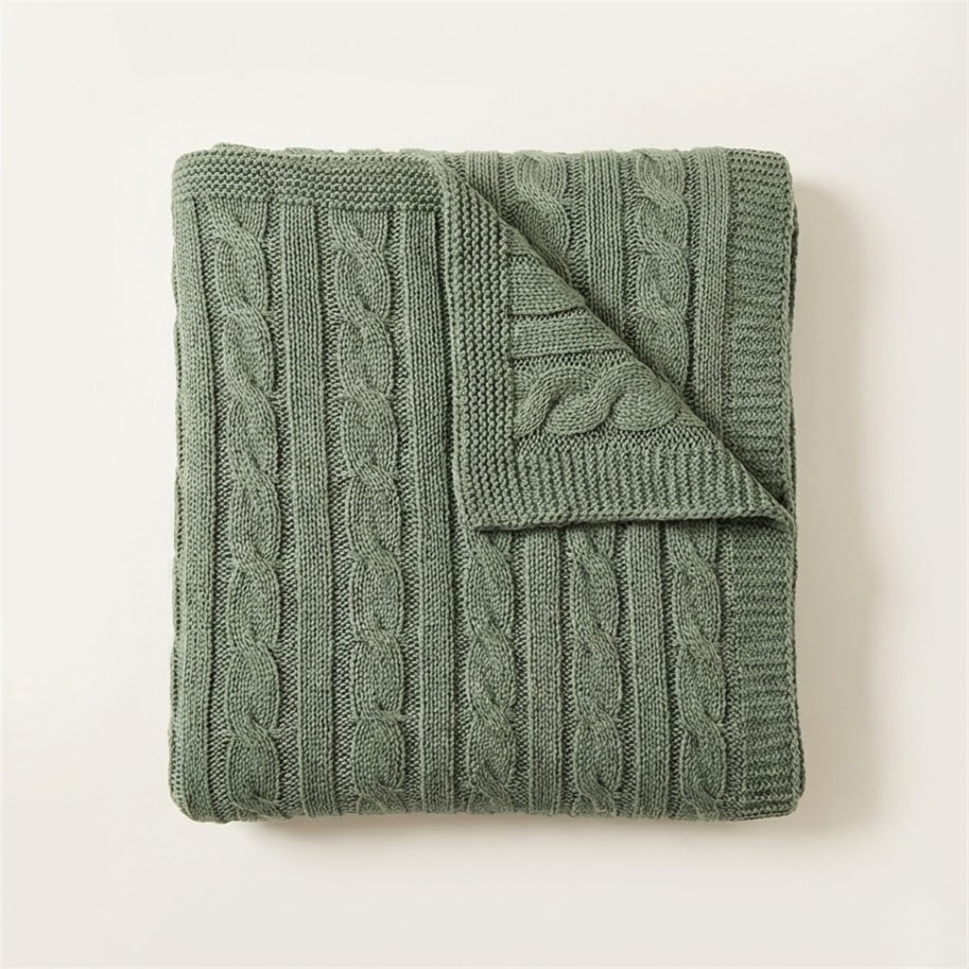 Oslo Chunky Knit Throw Blanket