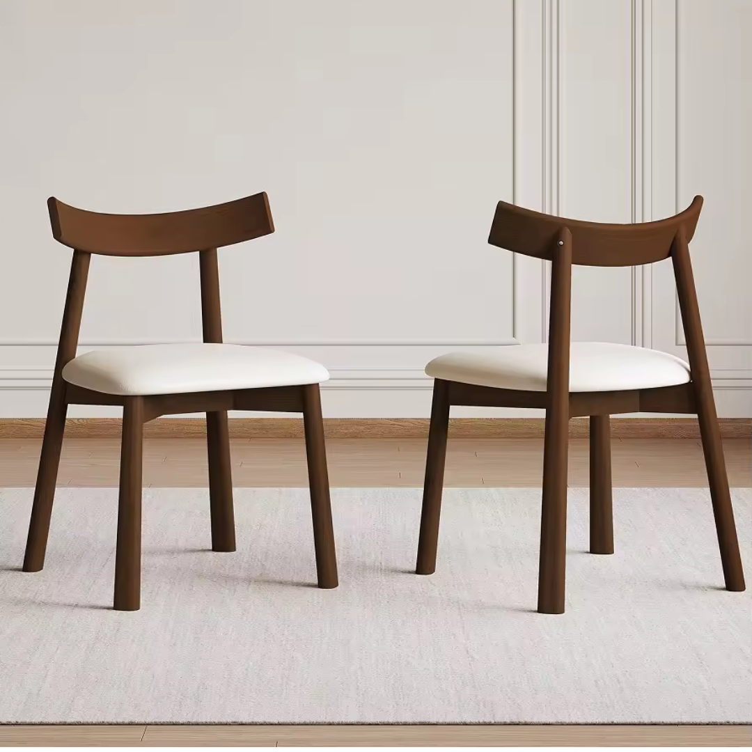 Oslo Modern Solid Wood Dining Chair Set