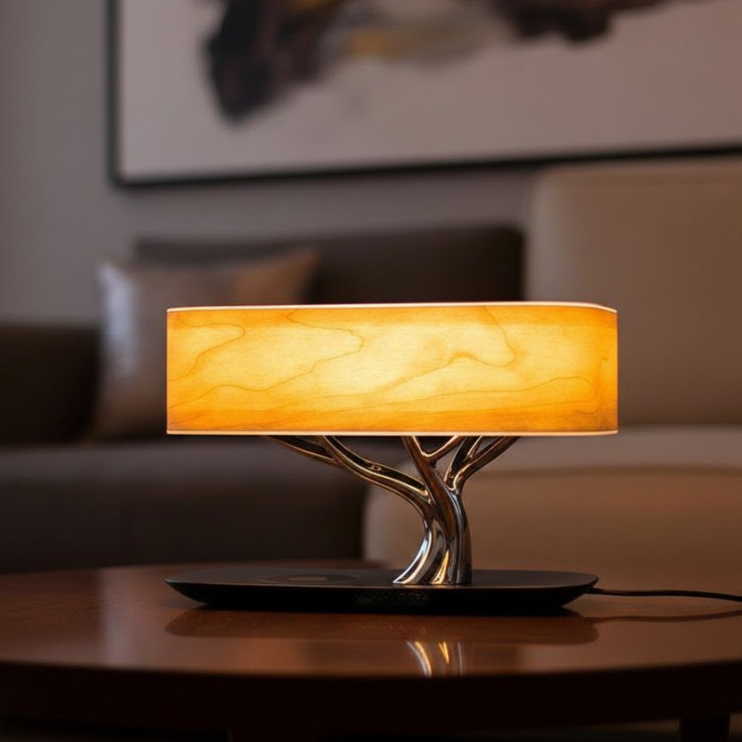 Oslo Smart Bedside Table Lamp with Wireless Charger