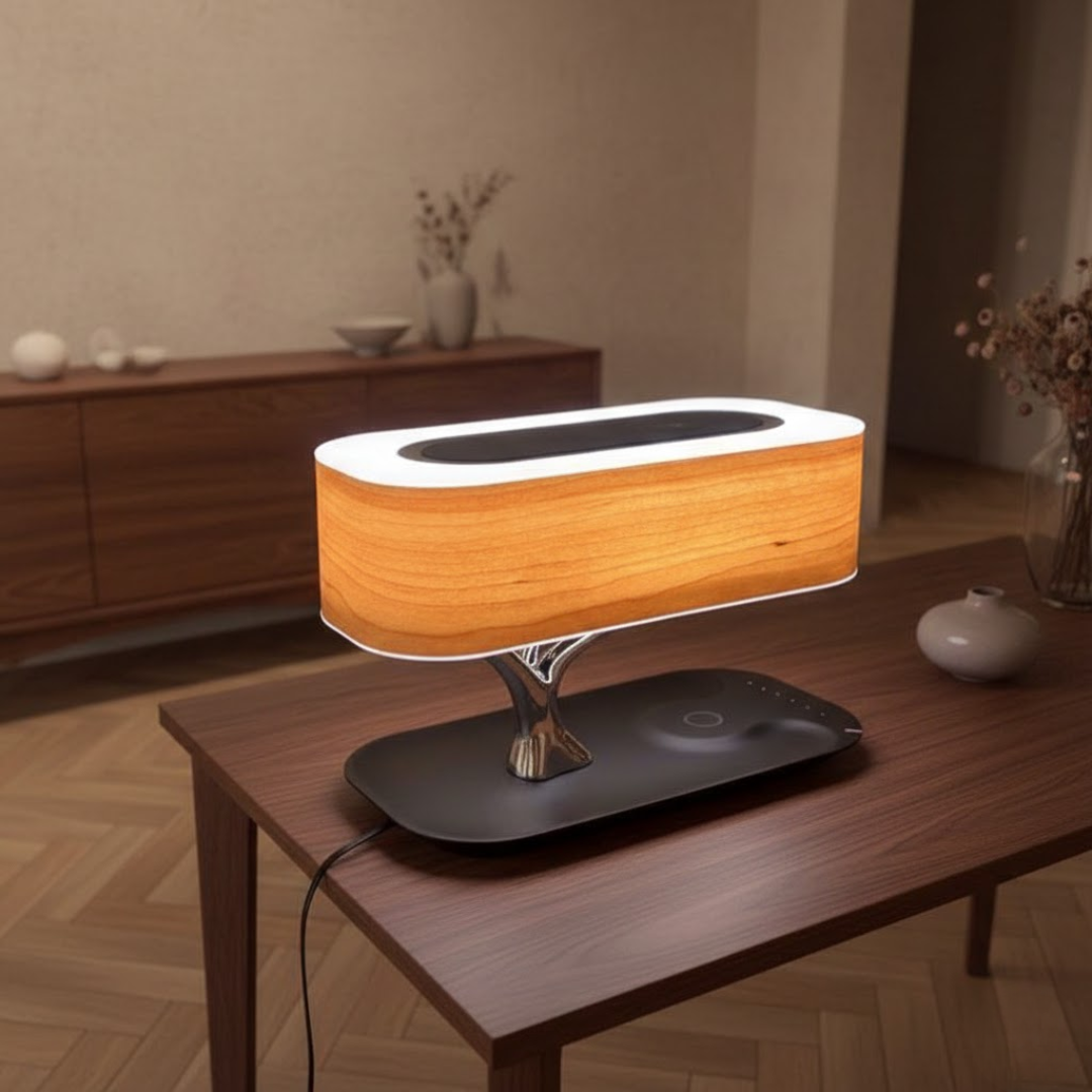 Oslo Smart Bedside Table Lamp with Wireless Charger