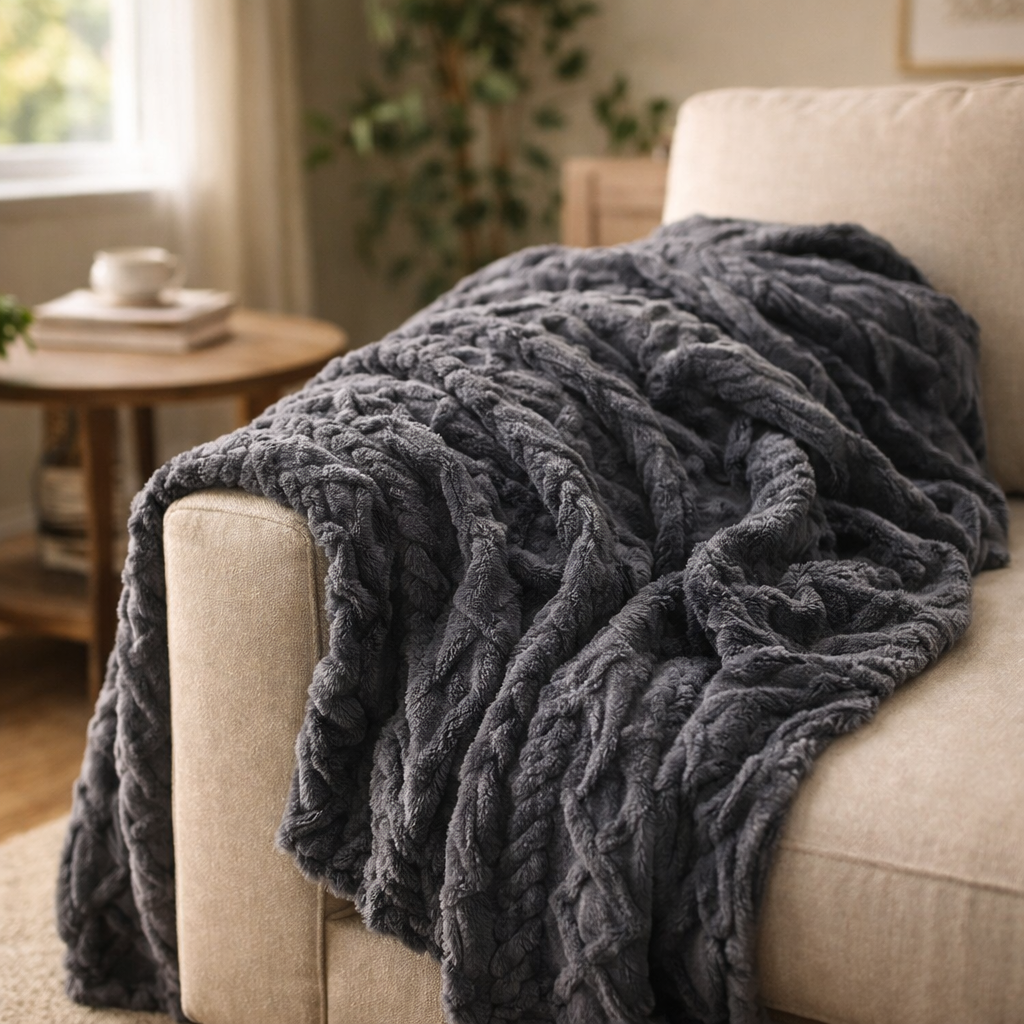 Oslo Ultra-Soft Plush Fleece Throw Blanket