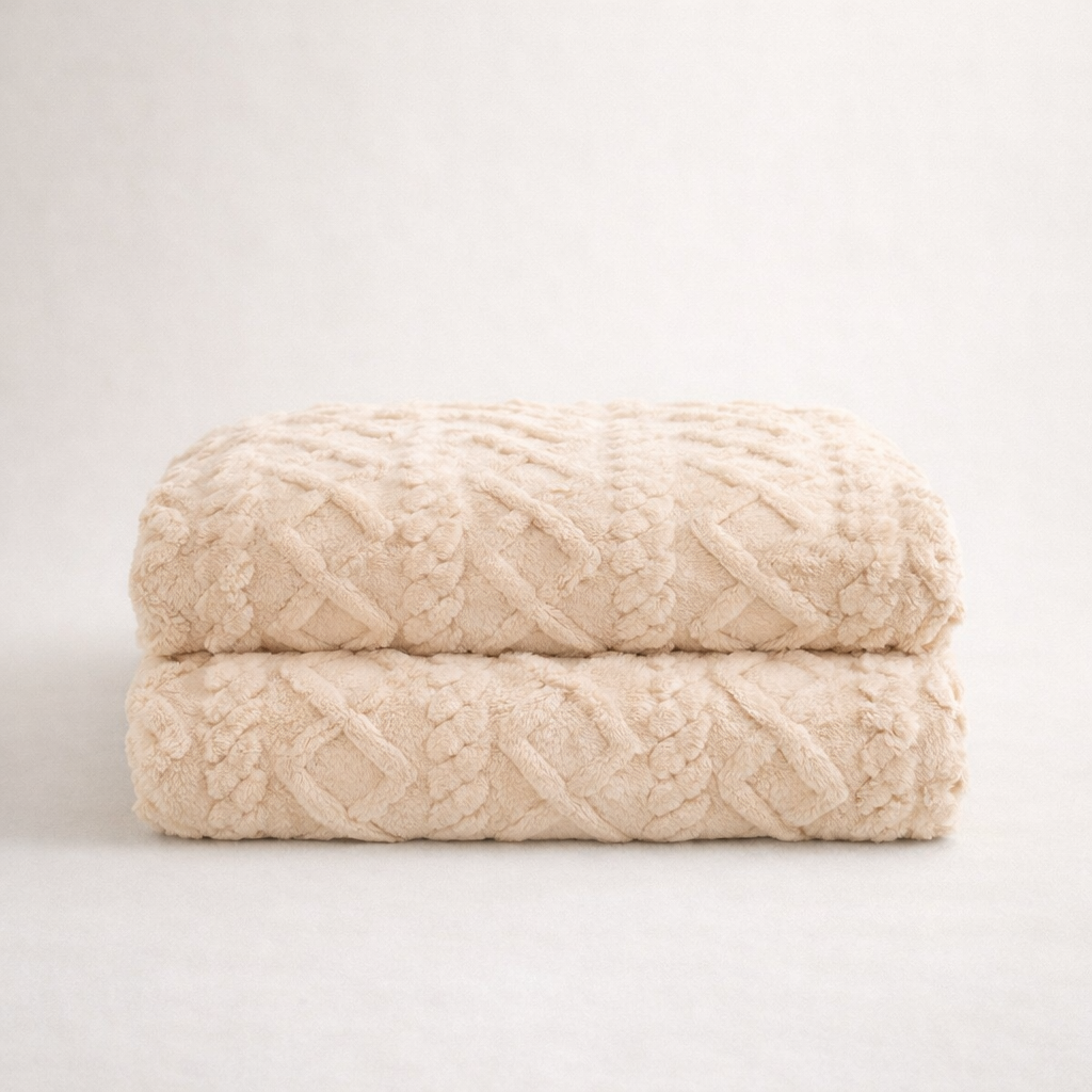 Oslo Ultra-Soft Plush Fleece Throw Blanket