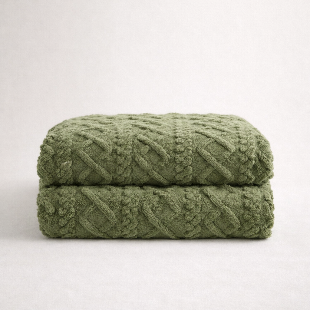 Oslo Ultra-Soft Plush Fleece Throw Blanket