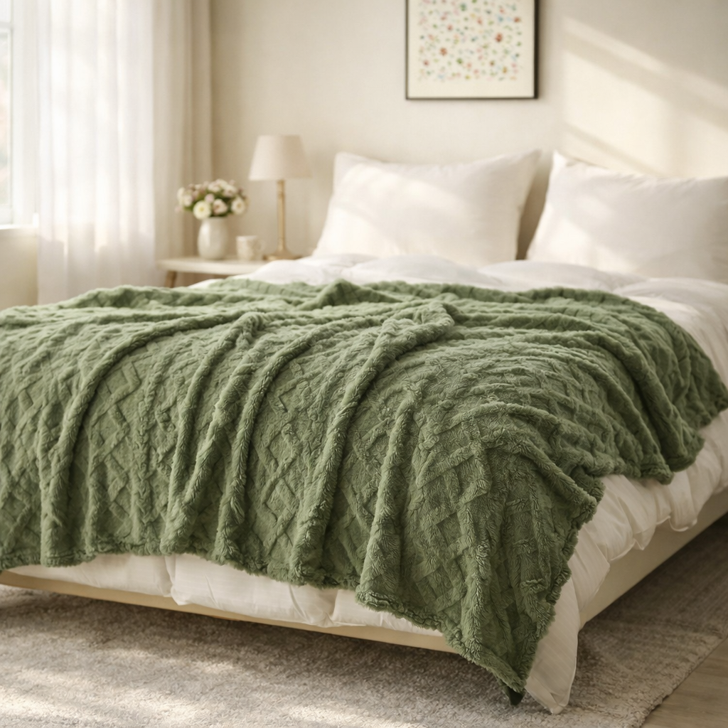 Oslo Ultra-Soft Plush Fleece Throw Blanket