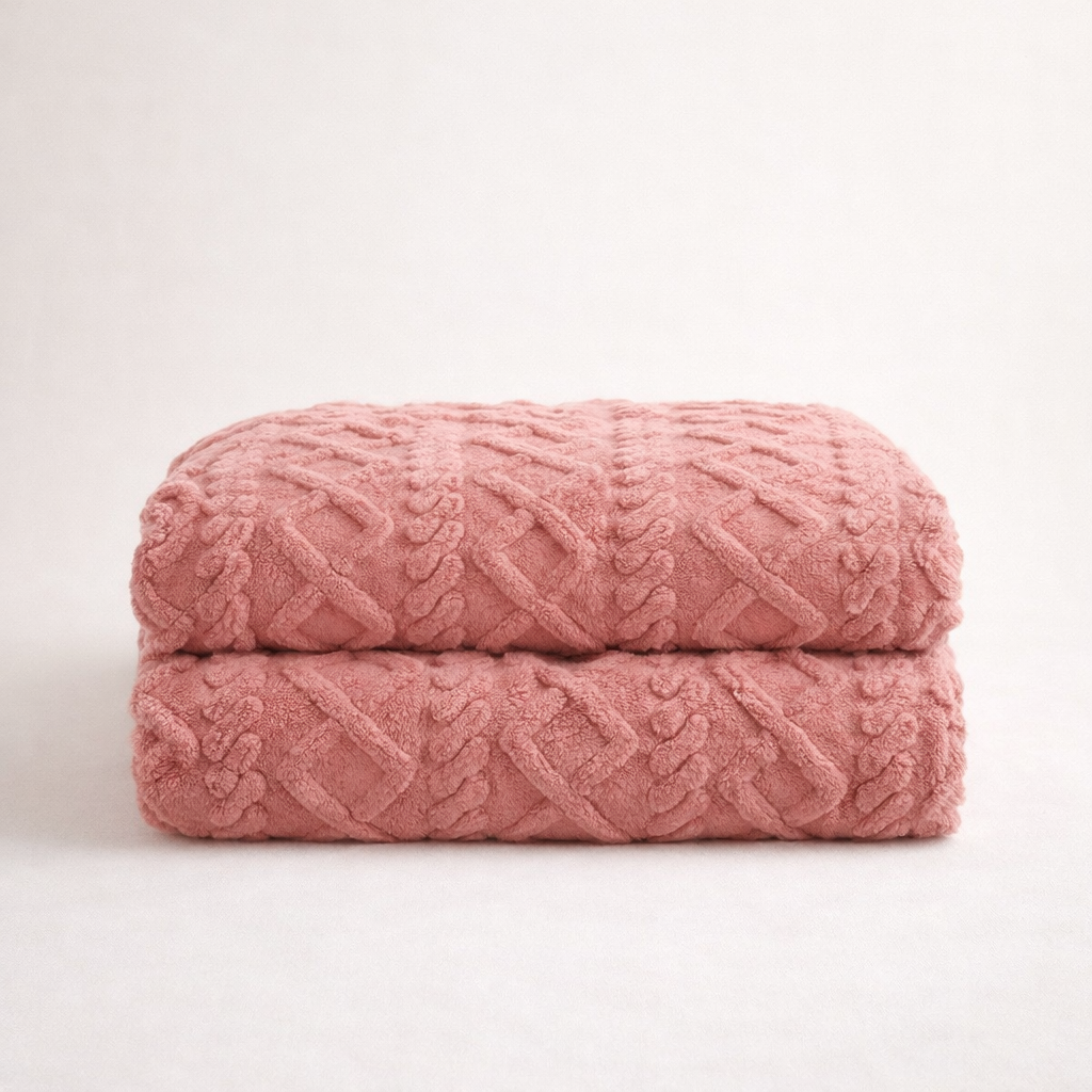 Oslo Ultra-Soft Plush Fleece Throw Blanket