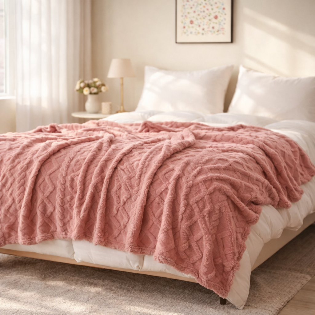 Oslo Ultra-Soft Plush Fleece Throw Blanket