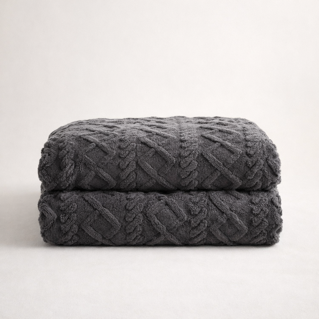 Oslo Ultra-Soft Plush Fleece Throw Blanket