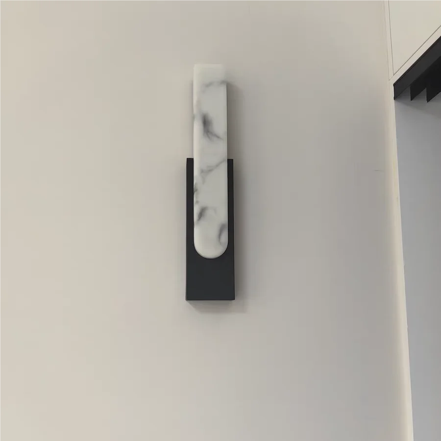 Pillar Marble Recessed Wall Lamp