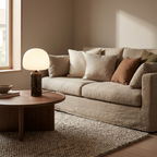 Provence All-Marble Dome Table Lamp