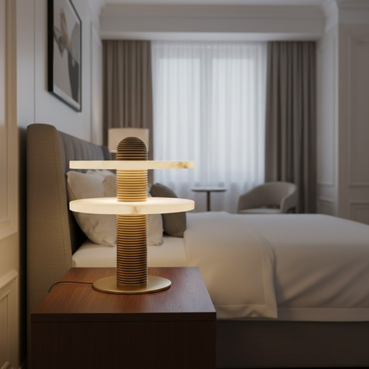 Ribe Brass & Marble Table Lamp