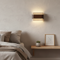 Ruvo Marble & Solid Wood Wall Lamp