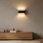 Ruvo Marble & Solid Wood Wall Lamp