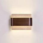 Ruvo Marble & Solid Wood Wall Lamp