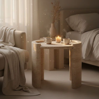 Siena Nordic Travertine Coffee Table