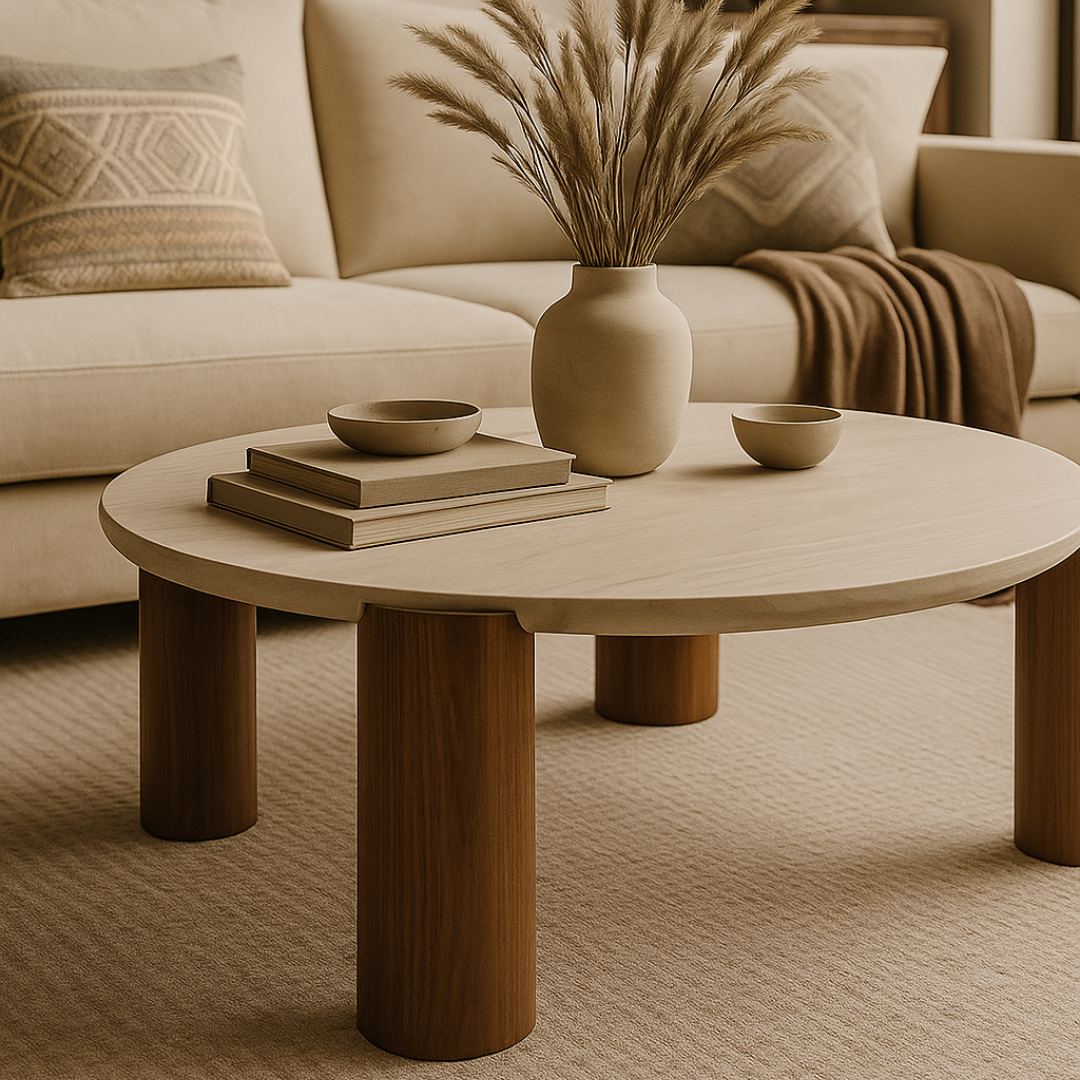 Siena Wabi-Sabi Travertine Coffee Table