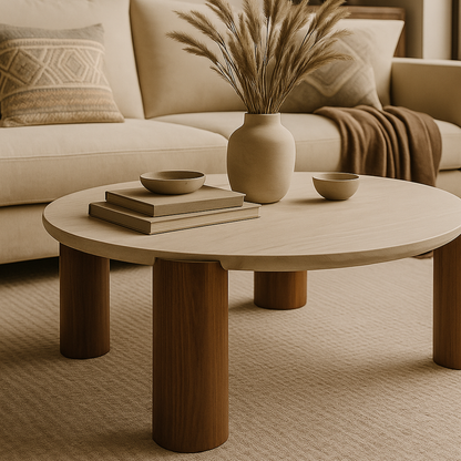 Siena Wabi-Sabi Travertine Coffee Table