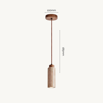 Siena Wabi-Sabi Travertine Pendant Light
