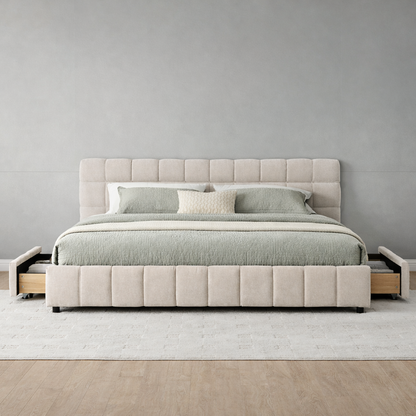Sloane Minimalist Storage Bed