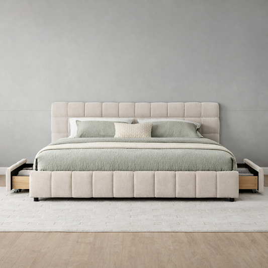 Sloane Minimalist Storage Bed
