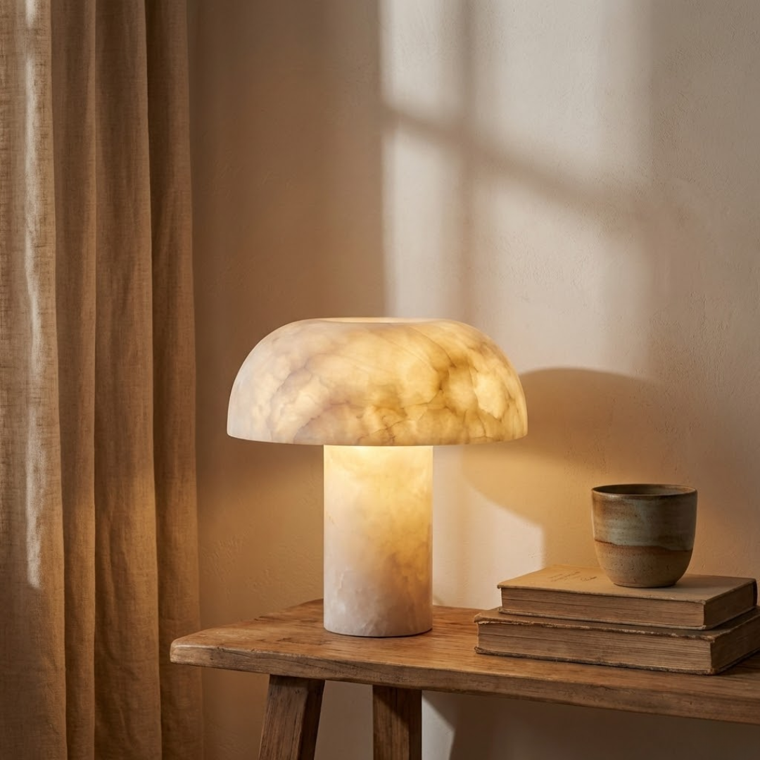 Suzhou Polished Dolomite Marble Table Lamp