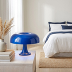 Tangerine Touch-Control Mushroom Table Lamp