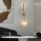 The Arc Solid Brass Wall Sconce