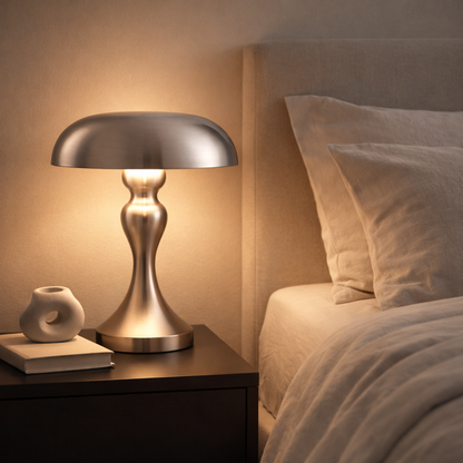 Tokyo Cordless Rechargeable Mushroom Lamp with Touch Dimming
