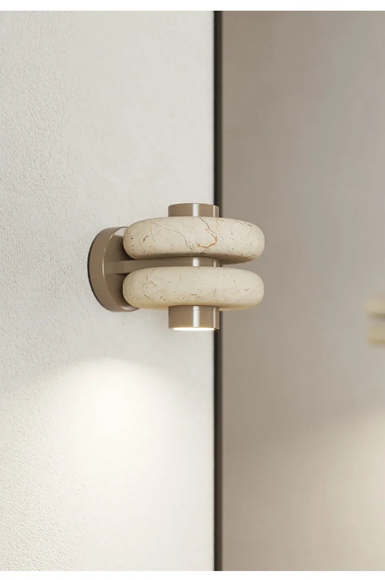 Verde Natural Marble LED Wall Sconce