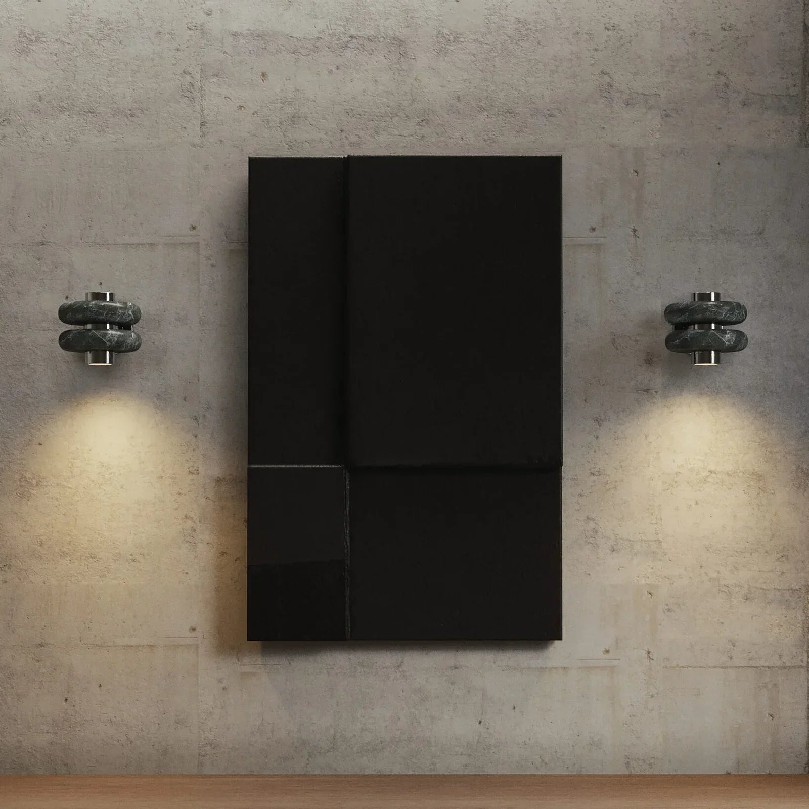 Verde Natural Marble LED Wall Sconce