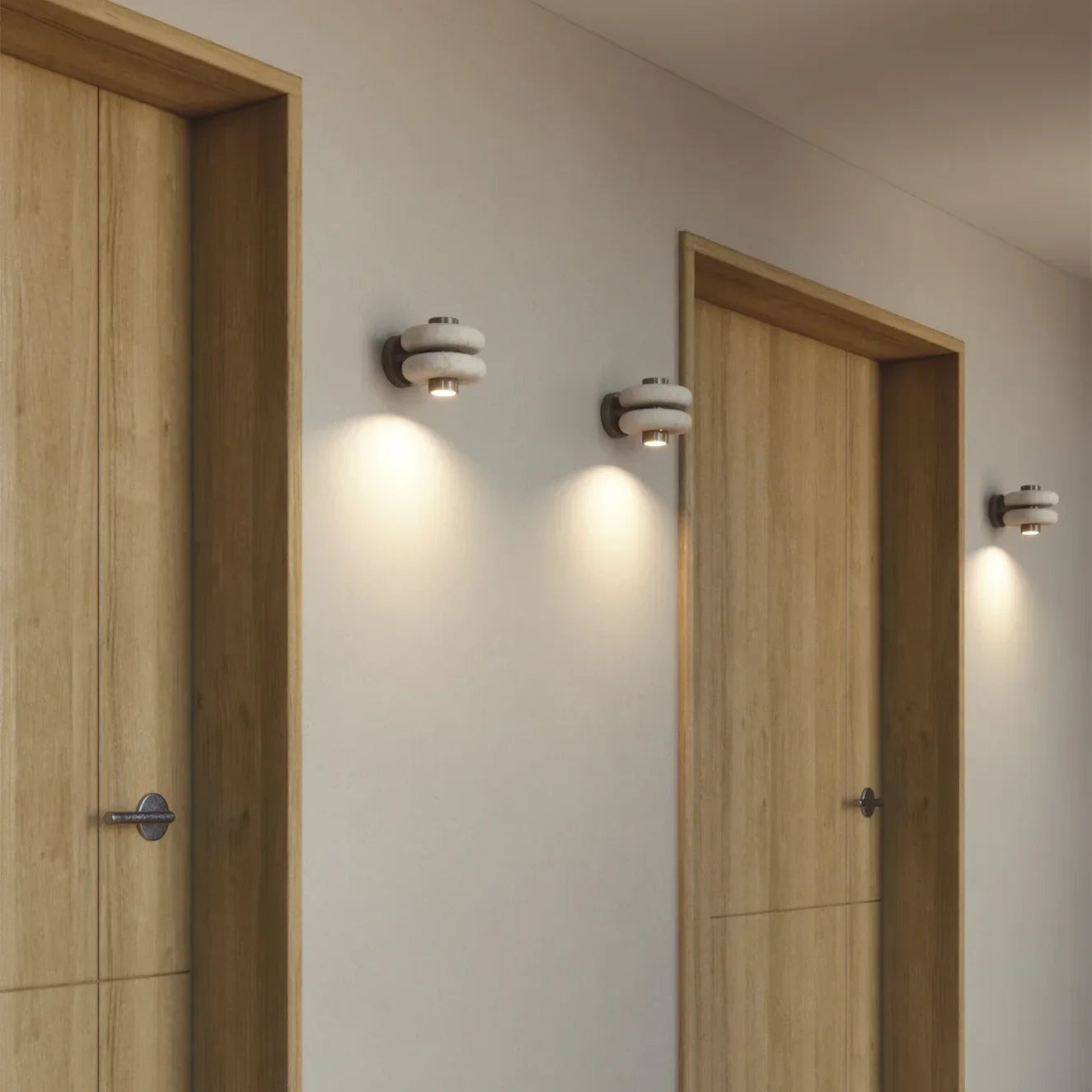 Verde Natural Marble LED Wall Sconce