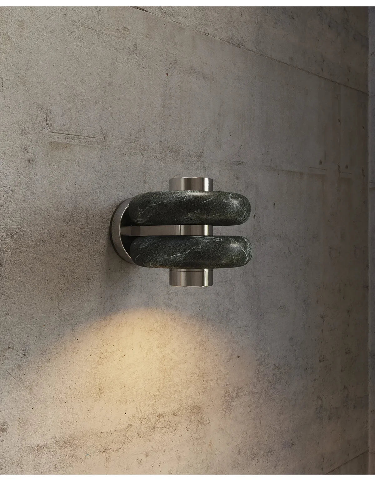 Verde Natural Marble LED Wall Sconce
