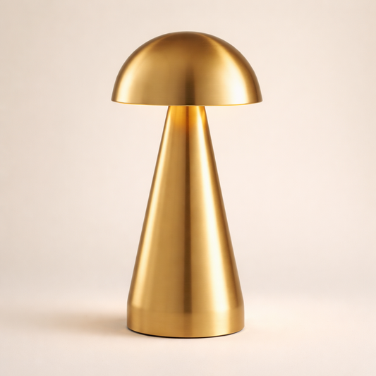 Vienna Retro Cordless Mushroom Touch Lamp for Hospitality